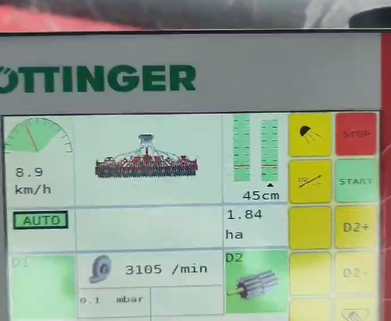 semi trémis frontale pottinger