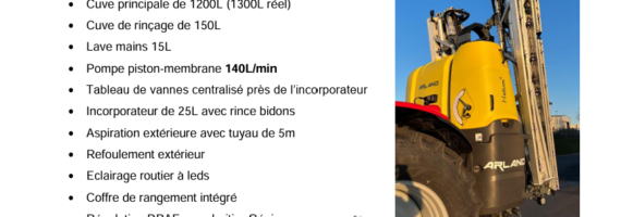 promo pulvérisateur arland