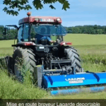 Nous sommes encore sur le terrain : avec cette belle mise en route d'un broyeur Lagarde déportable d...