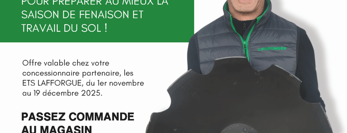 promo pièces détachées pottinger gers