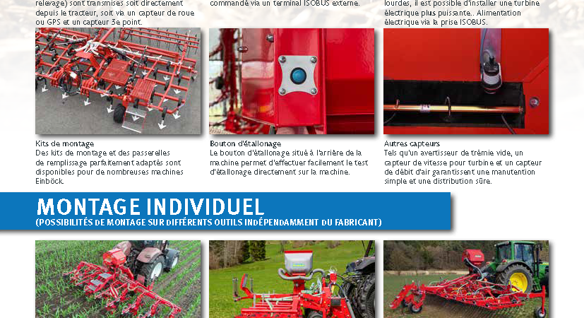 Einböck promotion semoirs